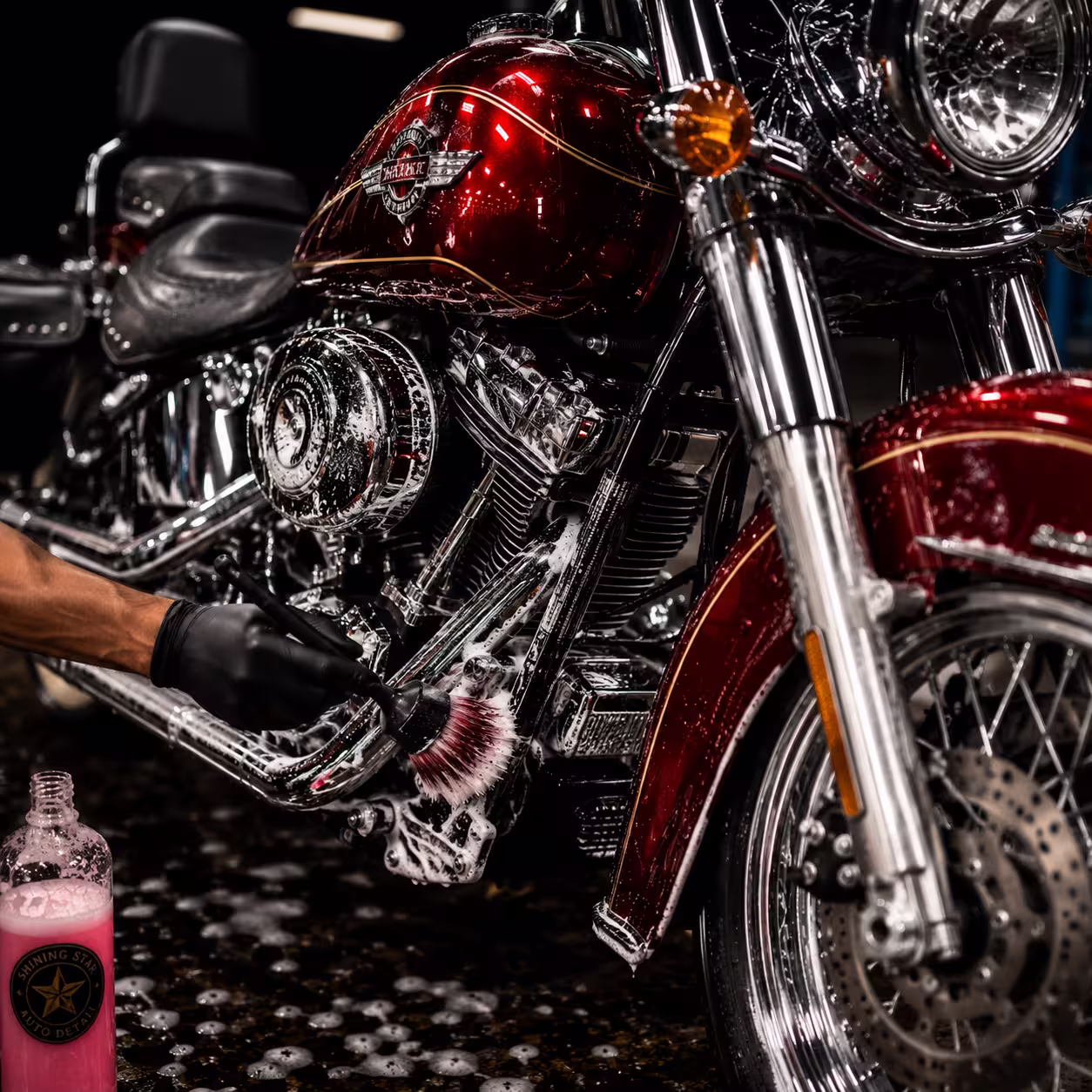 Professional Bike wash at your home in San Diego | Shining Star Auto Detail